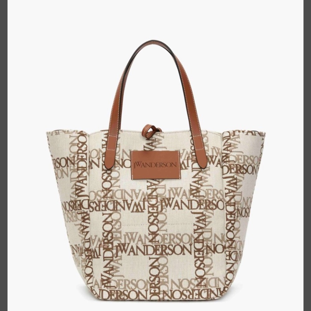 JW ANDERSON BELT TOTE - CABAS BAG WITH LOGO GRID - Picture 2 of 7